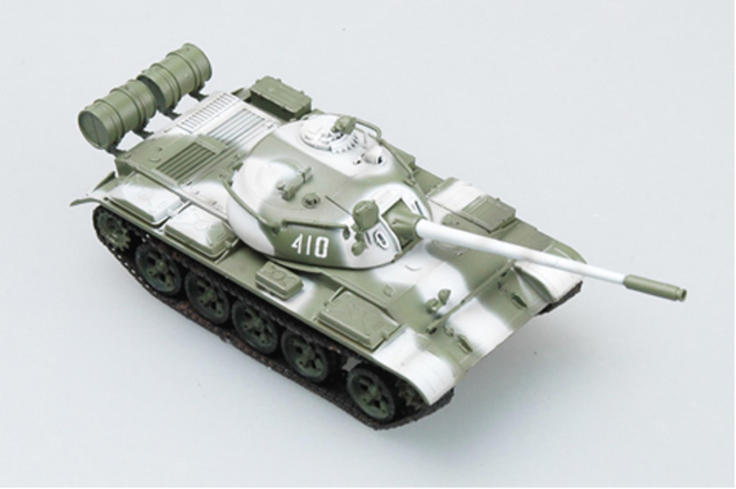 戦車モデル 迷彩色 モーター搭載 Amazon | 1/72 完成品 35026 T-55中戦車 ソビエト陸軍 冬季迷彩